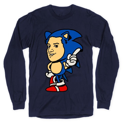 Sonic Ben Schwartz Parody Longsleeve Tee
